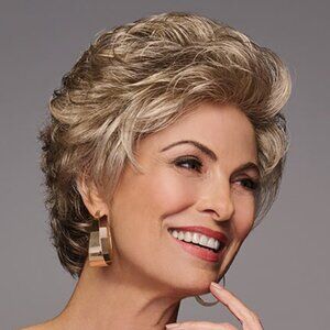 Gabor Short Layered Wig in Ash Blonde and Light Blonde